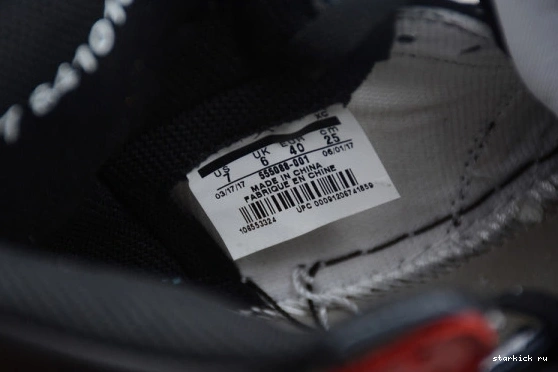 Black Air Retro Jordan High 555088-001 Bred 1 Banned 555088-001  OG Red 0130